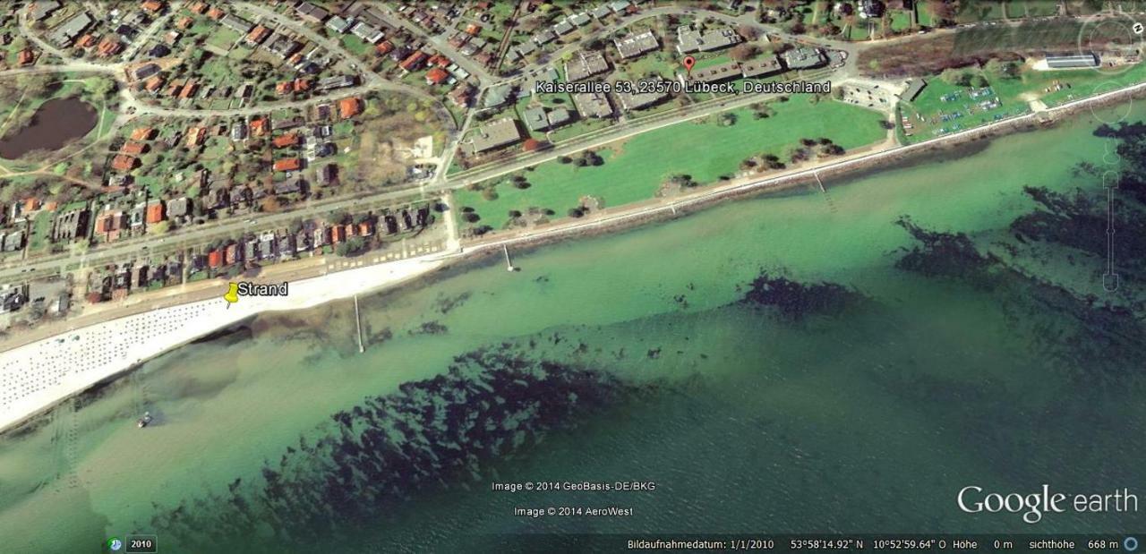 Seaside Mit Ostseeblick Lübeck Exteriör bild